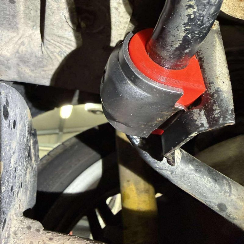 BMW E36/E46 Race Sway Bar Bushings closeup, side detail