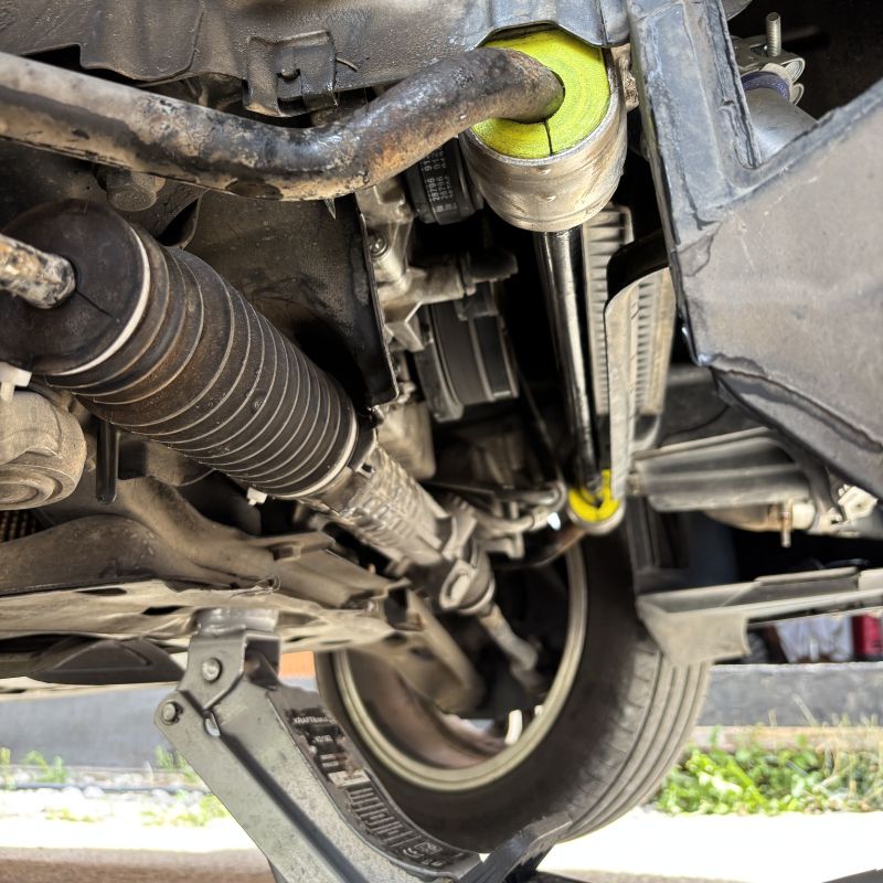 BMW E36/E46 Race Sway Bar Bushings Installed